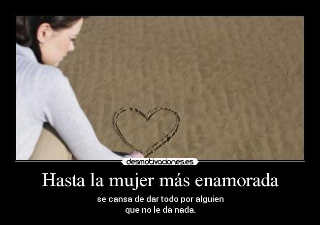 carteles mujer amor desmotivaciones