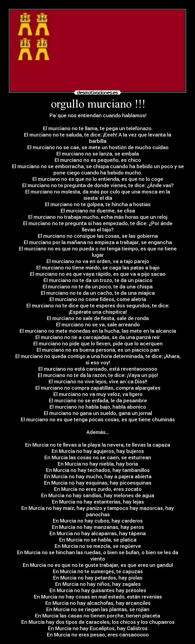 orgullo murciano !!! - 