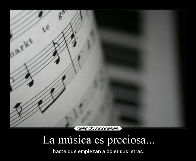 carteles musica musica desmotivaciones