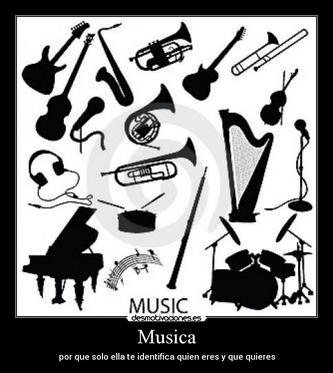 carteles musica musica quien eres desmotivaciones