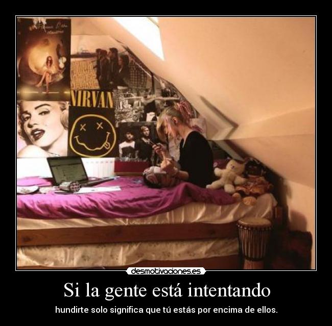 Si la gente está intentando - 