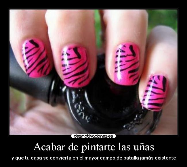 Acabar de pintarte las uñas - 