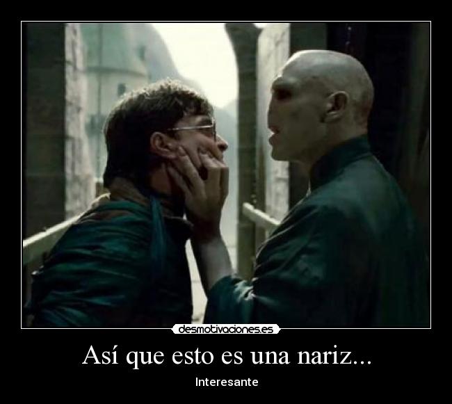 Así que esto es una nariz... - 