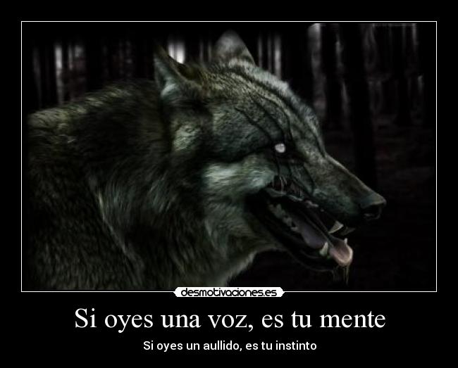 Si oyes una voz, es tu mente -