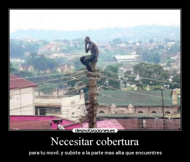 Necesitar cobertura -