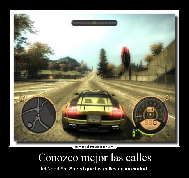 Conozco mejor las calles -