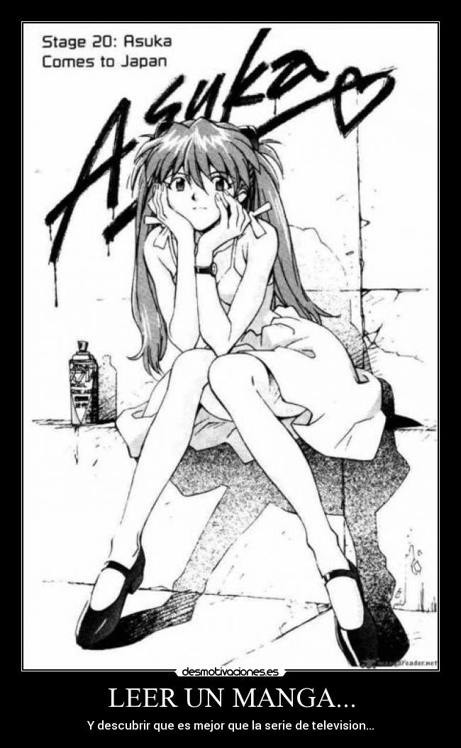 LEER UN MANGA... - Y descubrir que es mejor que la serie de television...