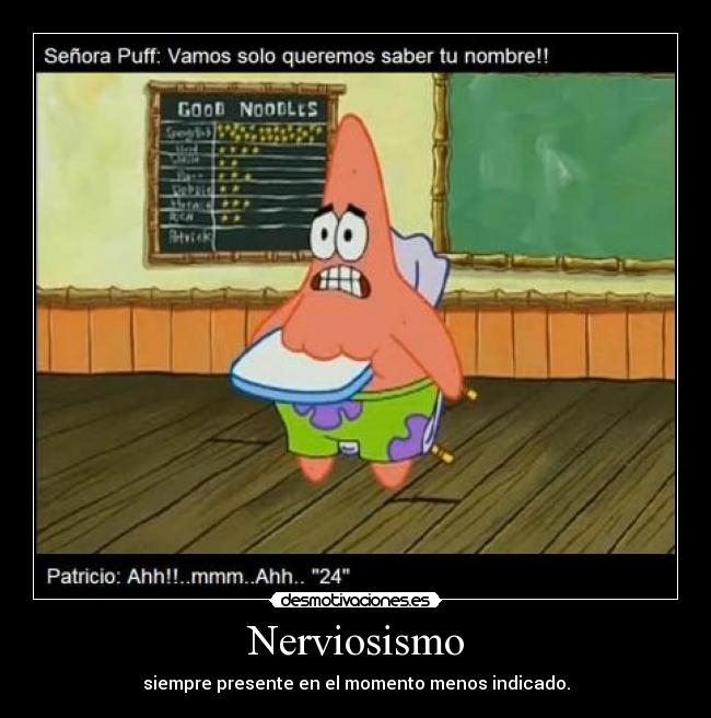 Nerviosismo -