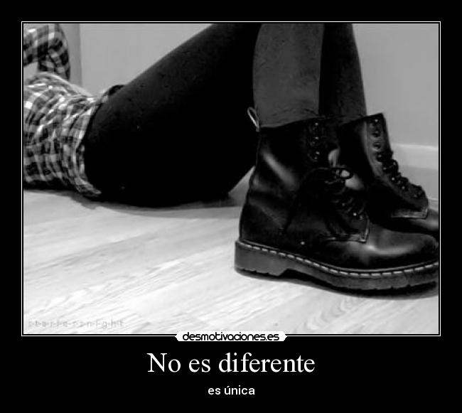 No es diferente - 