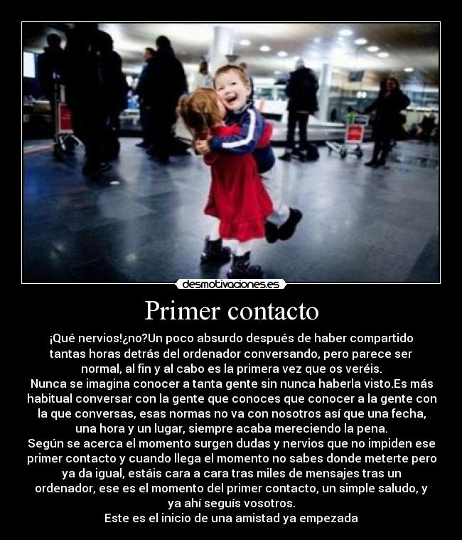 Primer contacto -