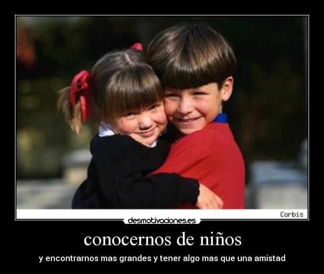 conocernos de niños - 