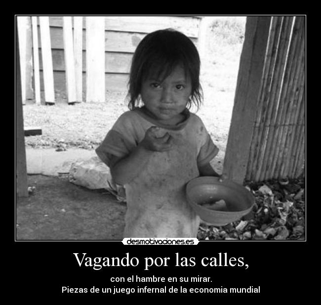 Vagando por las calles, -