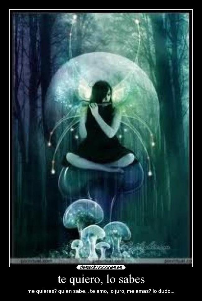 te quiero, lo sabes -