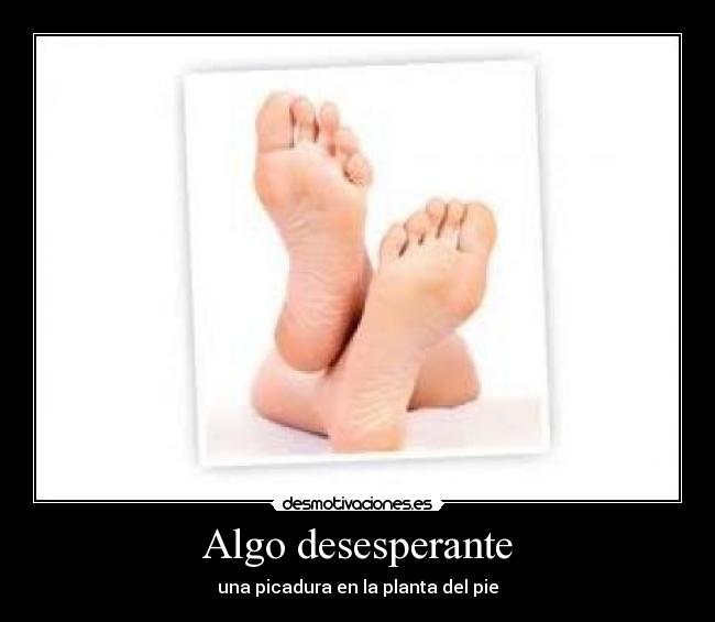 Algo desesperante -
