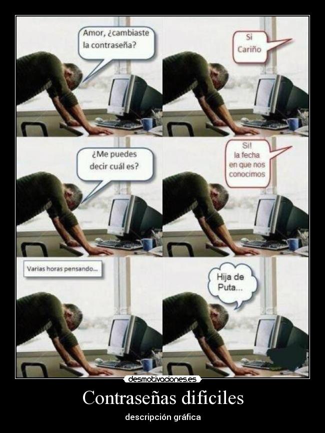 Contraseñas dificiles - 