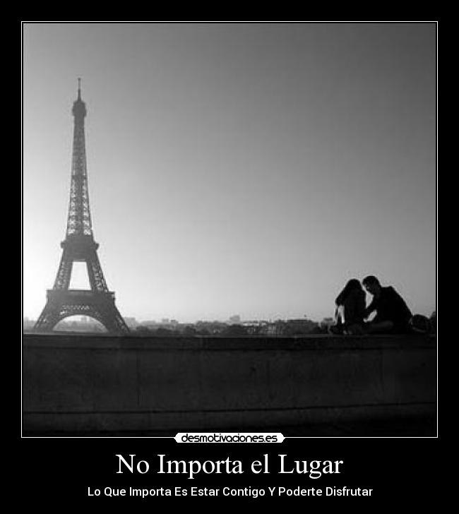 No Importa el Lugar -