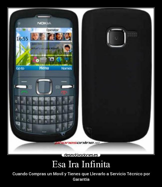 Esa Ira Infinita - Cuando Compras un Movil y Tienes que Llevarlo a Servicio Técnico por Garantía