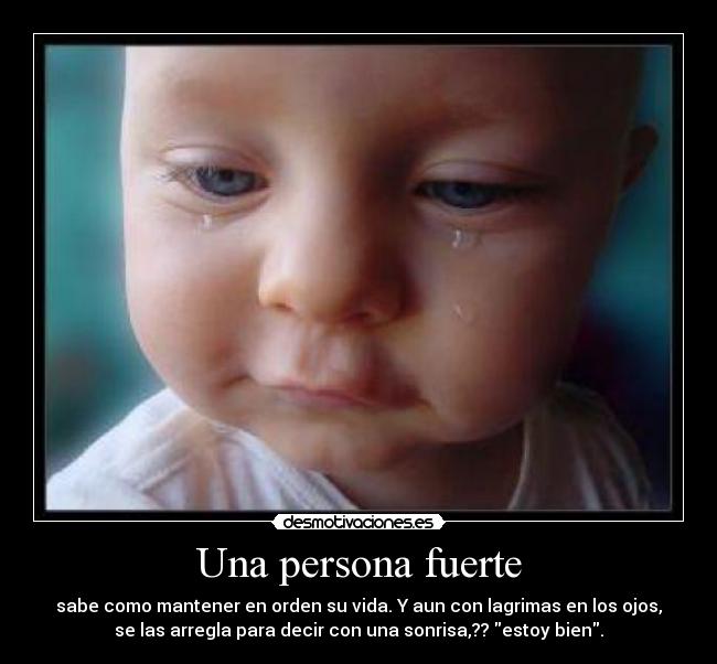 Una persona fuerte - 