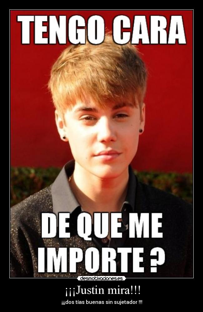 ¡¡¡Justin mira!!! -