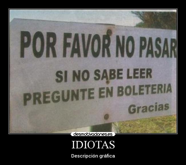 IDIOTAS - 