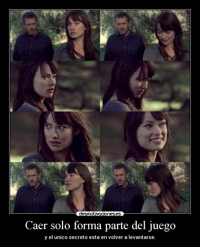 Caer solo forma parte del juego -