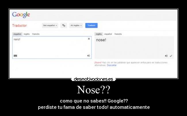 Nose?? -