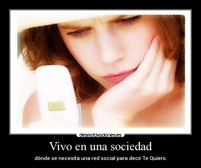 Vivo en una sociedad -
