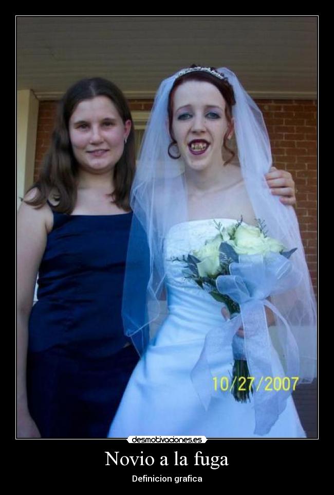 Novio a la fuga - Definicion grafica