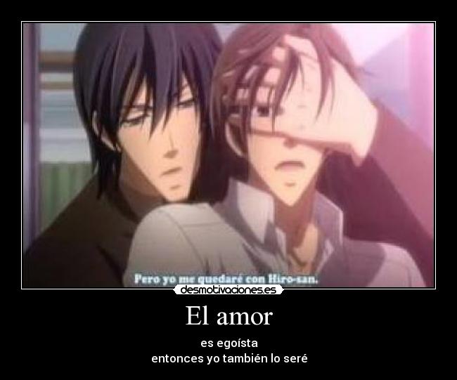 El amor -
