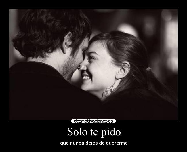 Solo te pido -