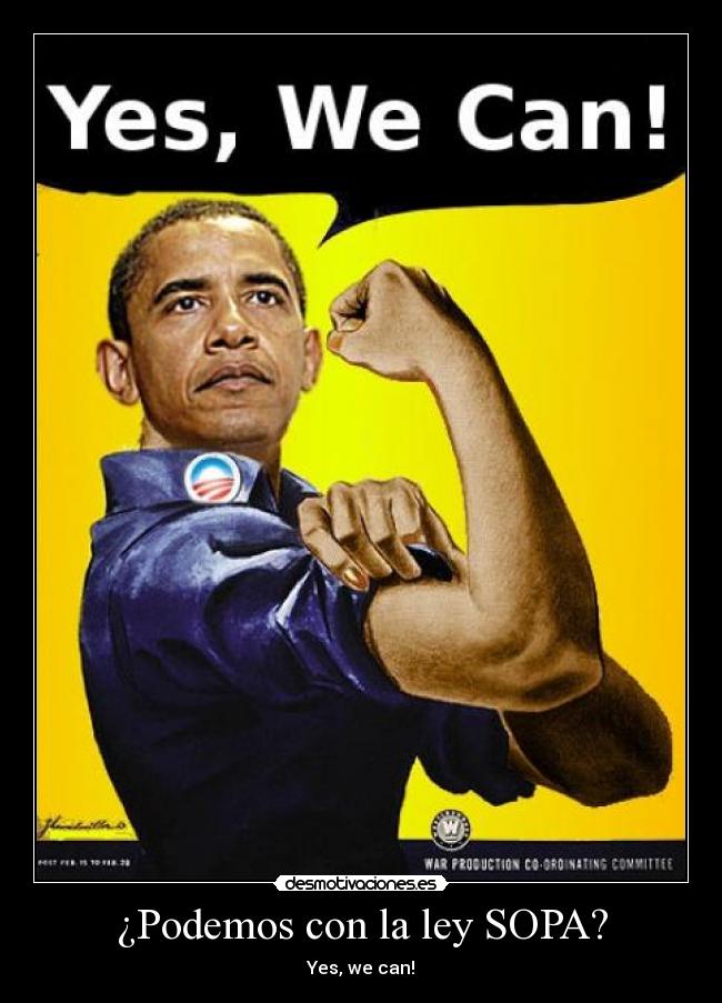 ¿Podemos con la ley SOPA? - Yes, we can!