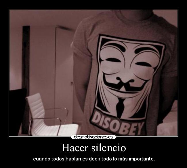 Hacer silencio - 