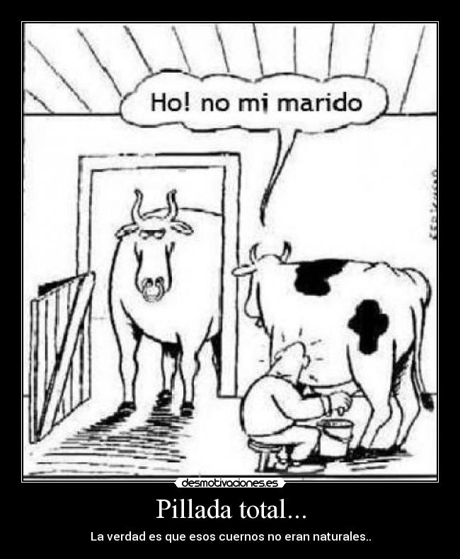 Pillada total... -