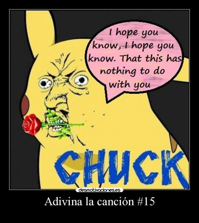 Adivina la canción #15 -