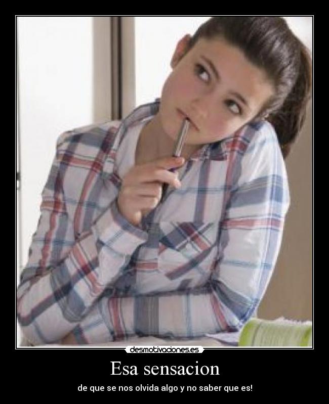 Esa sensacion - 