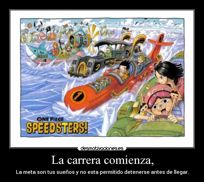 La carrera comienza, - 