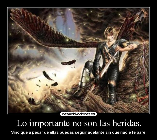 Lo importante no son las heridas. - 