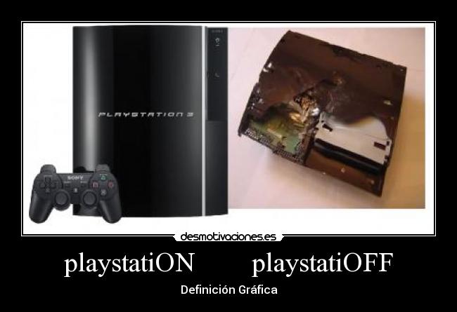 playstatiON        playstatiOFF - Definición Gráfica
