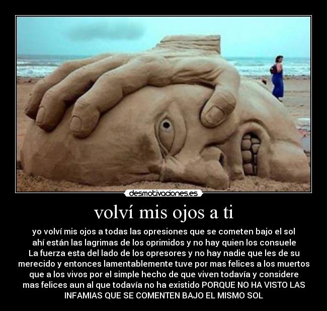 carteles opresiones infamias sol desmotivaciones