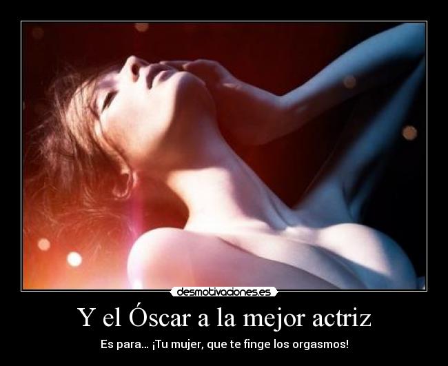 Y el Óscar a la mejor actriz -