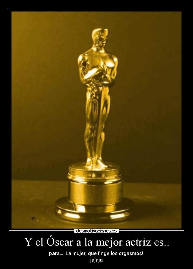 Y el Óscar a la mejor actriz es.. - 