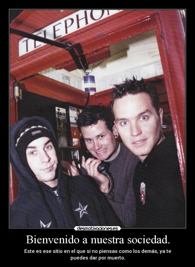 Bienvenido a nuestra sociedad. - 