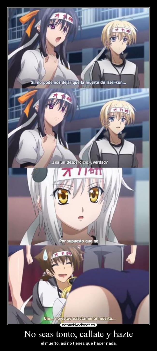 No seas tonto, callate y hazte - 