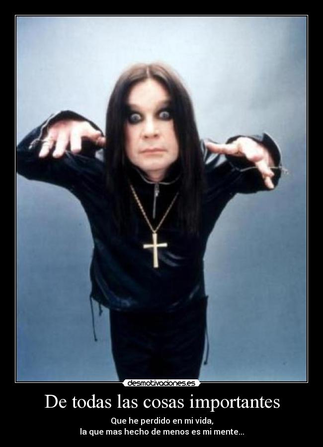 De todas las cosas importantes - 