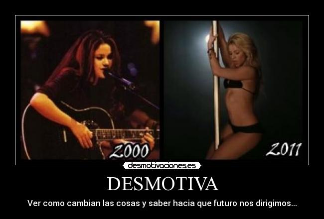 carteles desmotiva chakira desmotivaciones