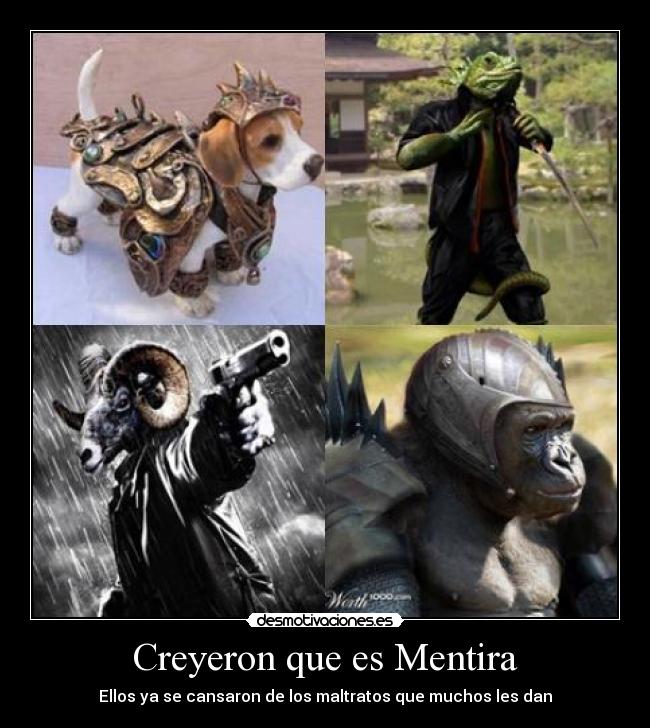 Creyeron que es Mentira - Ellos ya se cansaron de los maltratos que muchos les dan