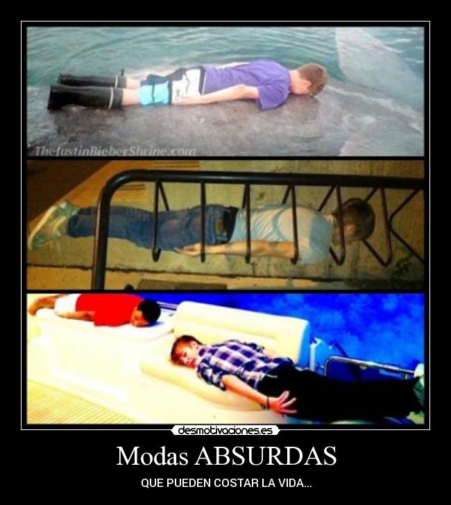 Modas ABSURDAS - QUE PUEDEN COSTAR LA VIDA...