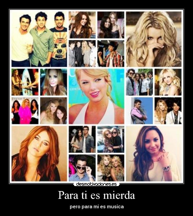carteles jonas brothers demi lovato taylor swift britney spears taylor swift joe jonas nick jonas kevin jonas desmotivaciones