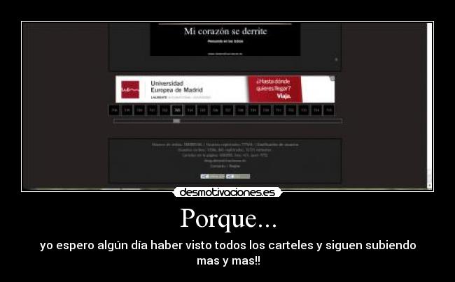 Porque... -