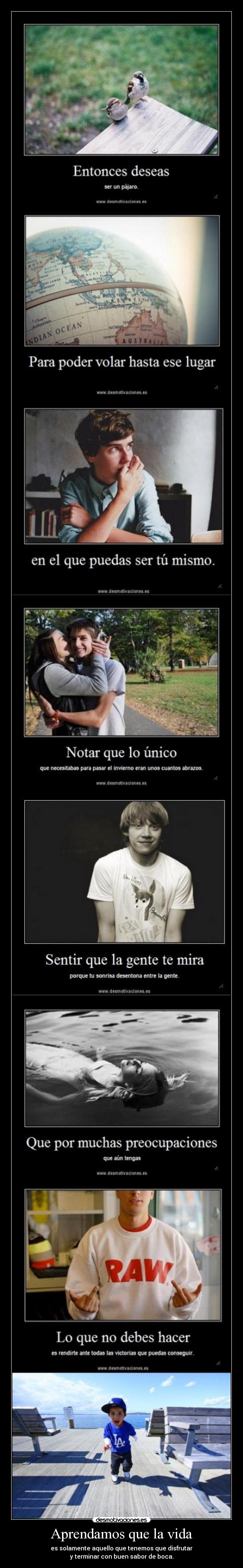 Aprendamos que la vida -